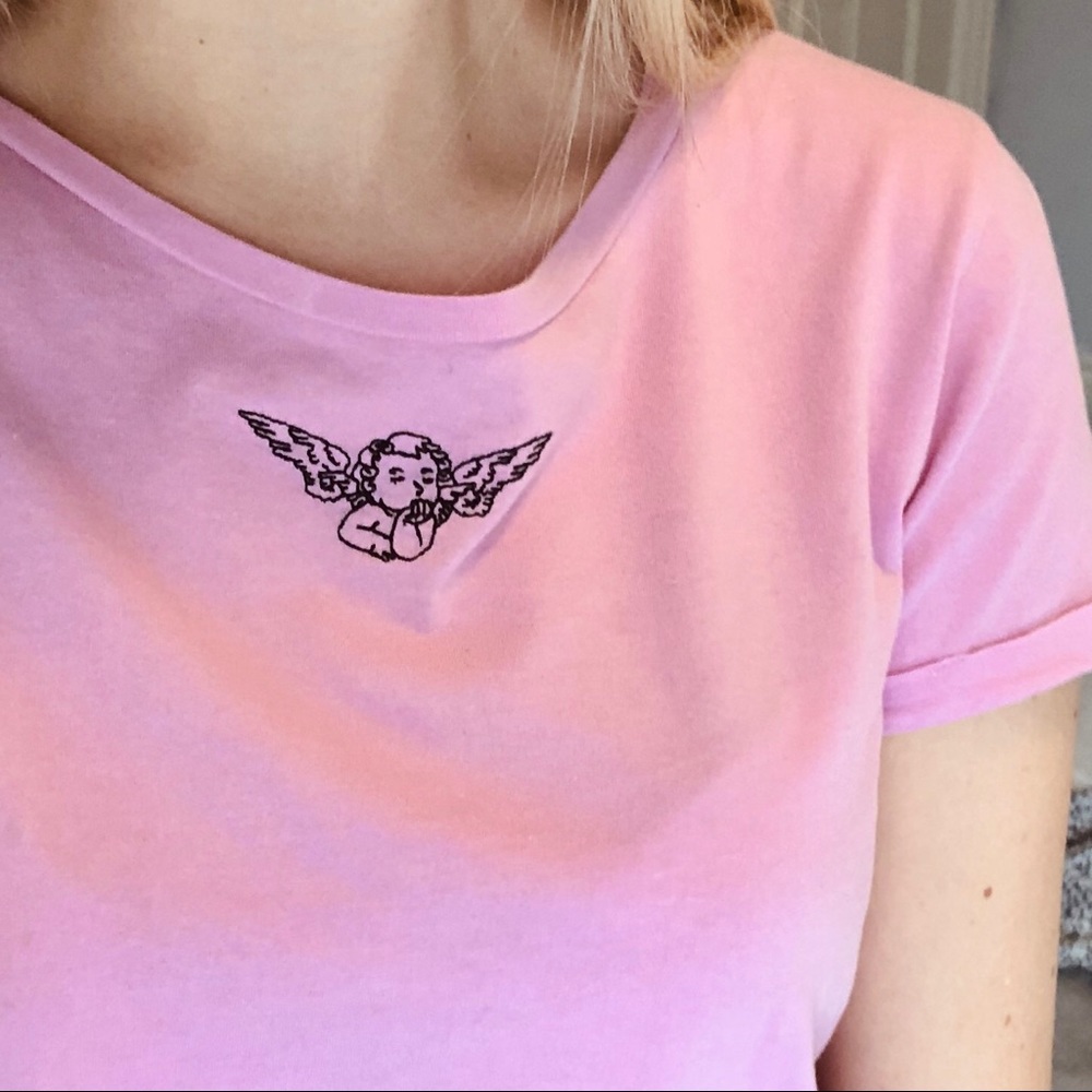 Simons Twik Embroidered Cherub T-shirt
